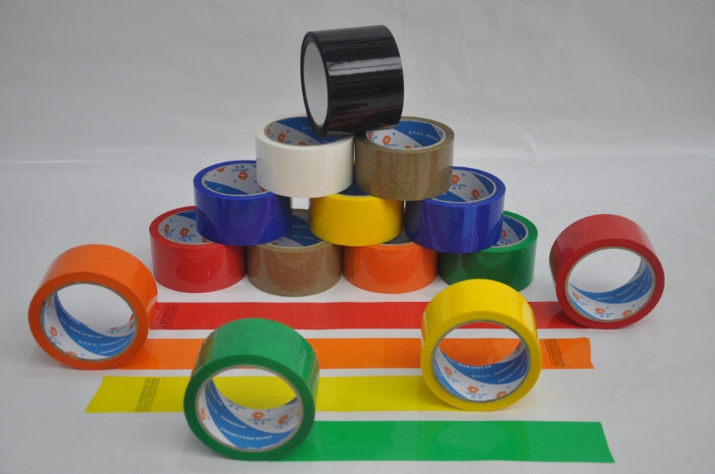 BOPP রঙ-মুদ্রিত শক্ত কাগজ sealing টেপ
